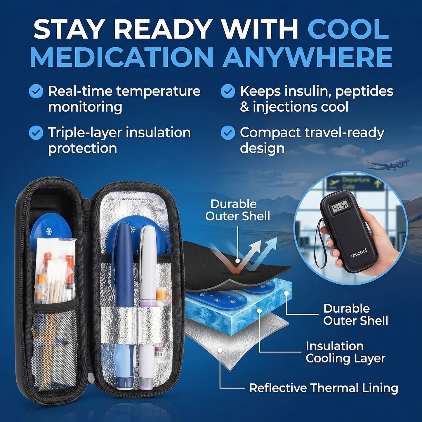 Glucool™ Medication Travel Cooler